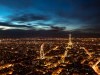 Paris Night Sky wallpaper